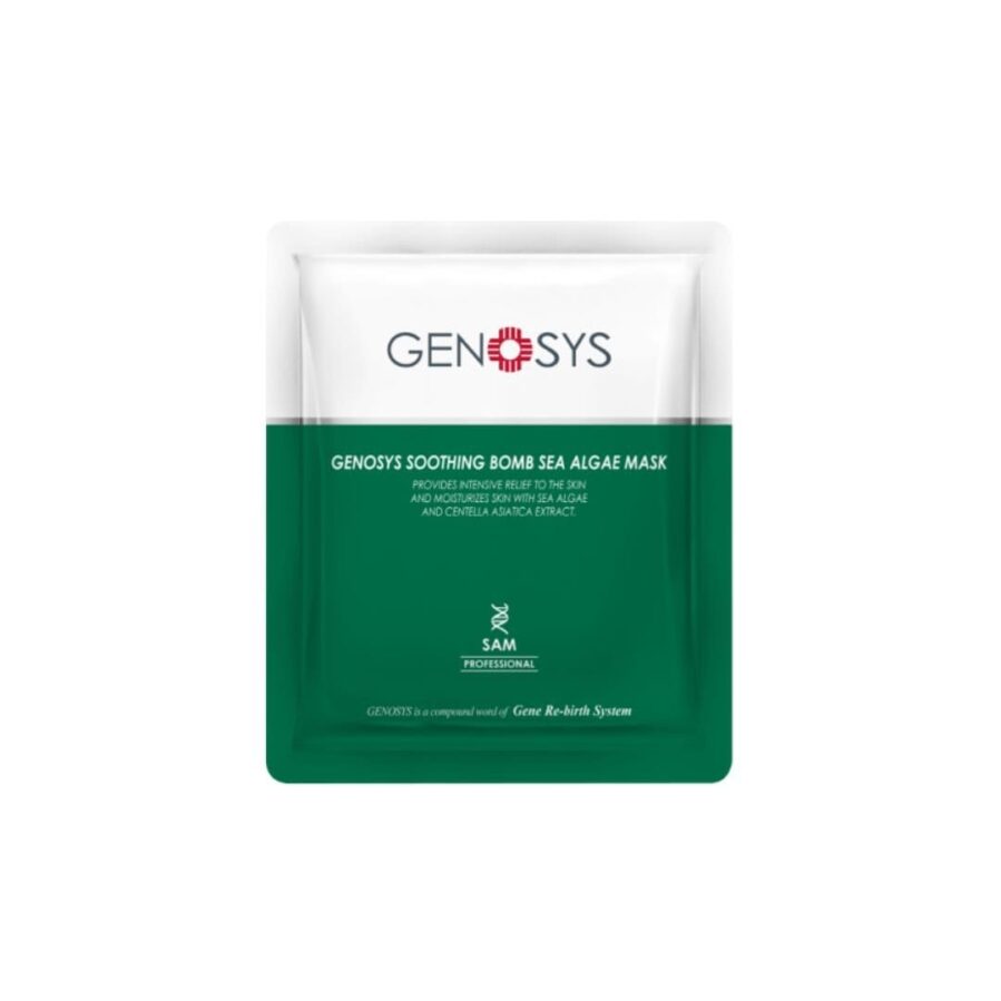 GENOSYS SOOTHING BOMB SEA ALGAE MASK 10stuks