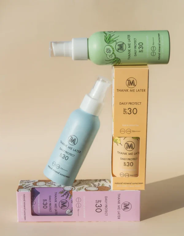 Thank Me Later  Aloë Vera & Cucumber  Minerale Zonnebrandcrème SPF30