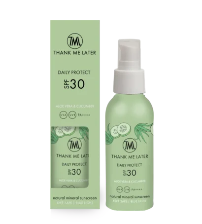 Thank Me Later  Aloë Vera & Cucumber  Minerale Zonnebrandcrème SPF30
