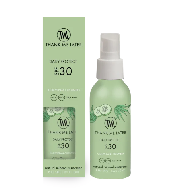 Thank Me Later  Aloë Vera & Cucumber  Minerale Zonnebrandcrème SPF30