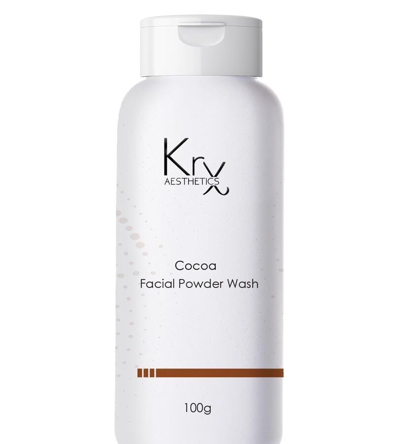 KRX Cocoa facial powder wash